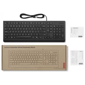 LENOVO Essential Wired klaviatūra AI Lithuanian (LT)