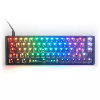 Ducky One 3 Hot-Swap Barebone SF klaviatūra, žaidimams, USB, JAV anglų, juoda