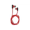 USB laidas NATEC NKA-1201 USB 2.0 1m USB A USB C Juoda Raudona