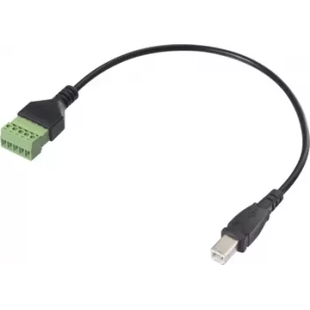 Renkforce USB 2.0 adapterio laidas [1x 2.0 kištukas B – 1x spaustuko jungtis] RF-6443964 30 cm (RF-6443964)