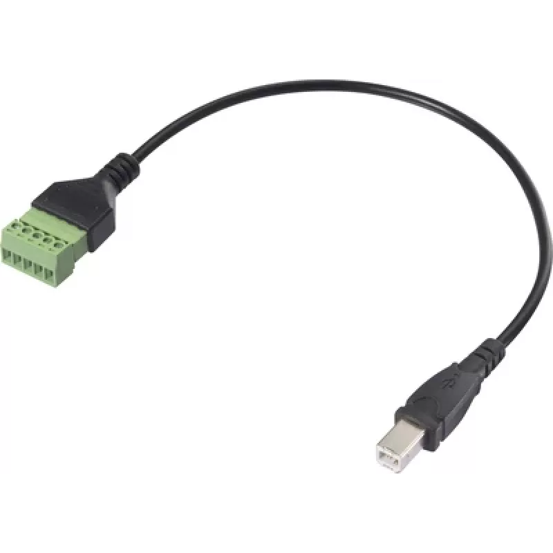 Renkforce USB 2.0 adapterio laidas [1x 2.0 kištukas B – 1x spaustuko jungtis] RF-6443964 30 cm (RF-6443964)