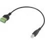Renkforce USB 2.0 adapterio laidas [1x 2.0 kištukas B – 1x spaustuko jungtis] RF-6443964 30 cm (RF-6443964)