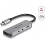DeLOCK 61064 USB šakotuvas Type-C 3.2 Gen 1 HDMI 3840x2160 60Hz