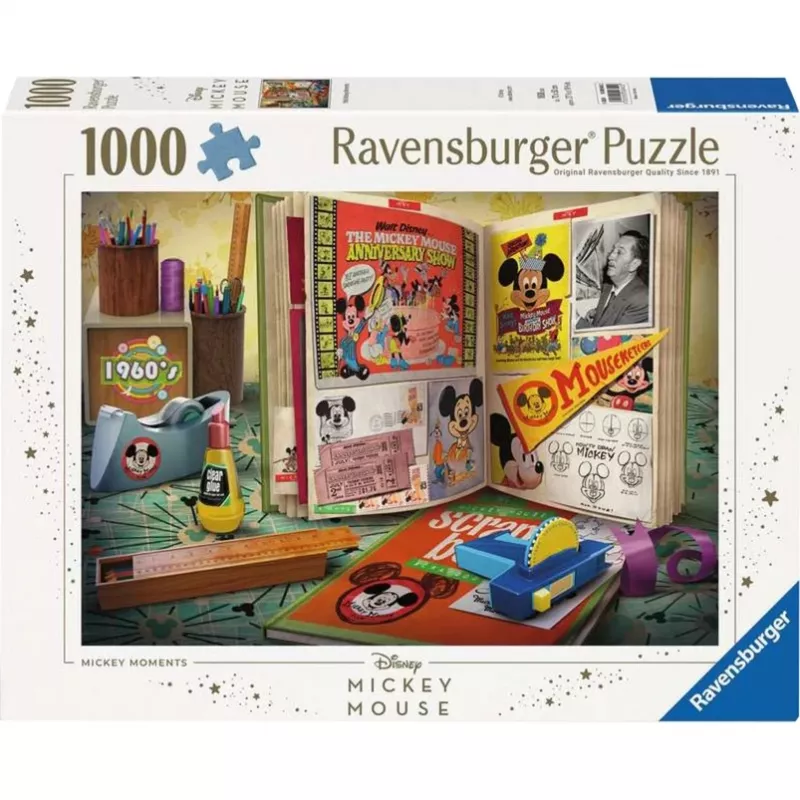 Puzzle 1960 Mickey Moments (1000 dalių)