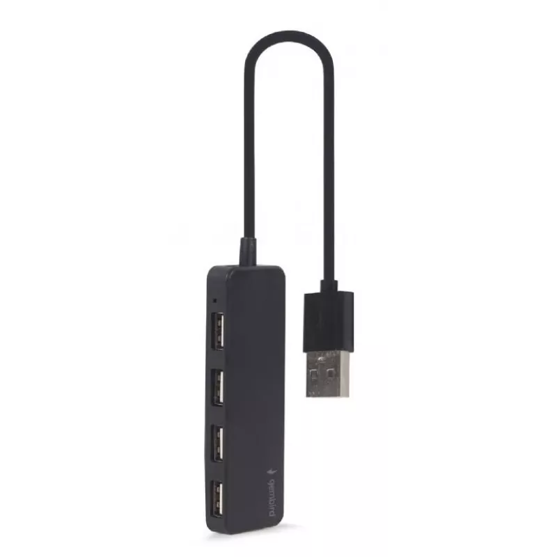 USB 2.0 šakotuvas Gembird UHB-U2P4-06 — 4 prievadai, kompaktiška USB išplėtimas