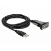 DELOCK USB 2.0 Type-A į 1x serijinis RS-232 DB9 adapteris 3 m