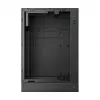 PC korpusas DeepCool CH170 PLUS Tower Juoda — micro-ATX/mini-ITX, grūdintas stiklas, USB-C, viršuje montuojamas PSU
