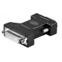 Kabelių jungčių adapteris Microconnect MONBG HD15 į DVI-I 24+5Pin juodas