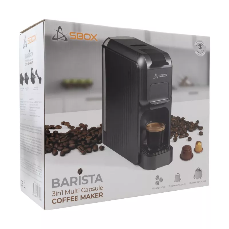 Kavos virimo aparatas SBOX 1.5L CM-719 Barista juodas