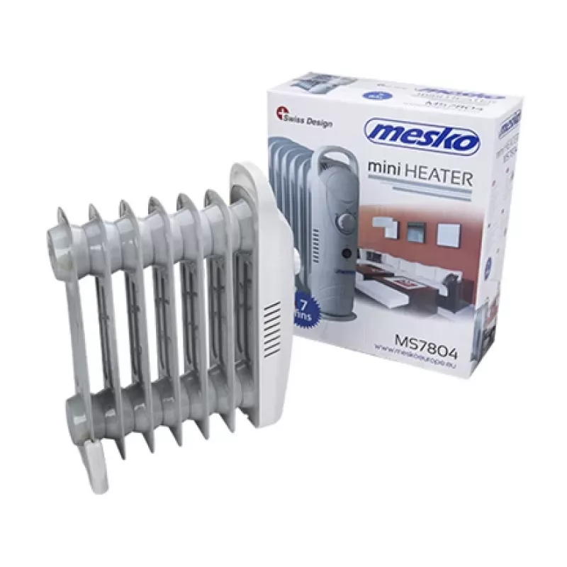 Mesko MS7804 elektrinis alyvinis šildytuvas Patalpose Balta 700 W