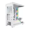 Modecom Volcano Stellar Plus ARGB Midi 5F Baltas