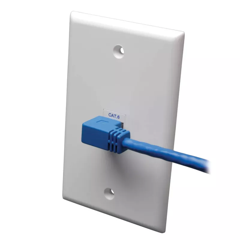 Eaton N204-003-BL-RA eterneto komutacinis kabelis, mėlynas