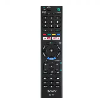 Savio RC-08 nuotolinio valdymo pultas TV Spaudimo mygtukai