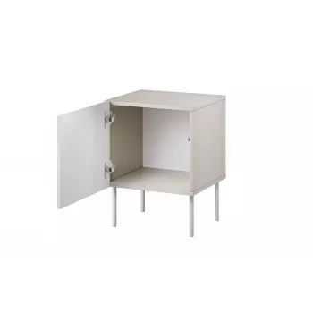 Naktinis staliukas Cama Meble ISLA 44,5x40x59 cm kašmyro matinis, MDF ir medžio drožlių plokštė, 2 vnt. rinkinys