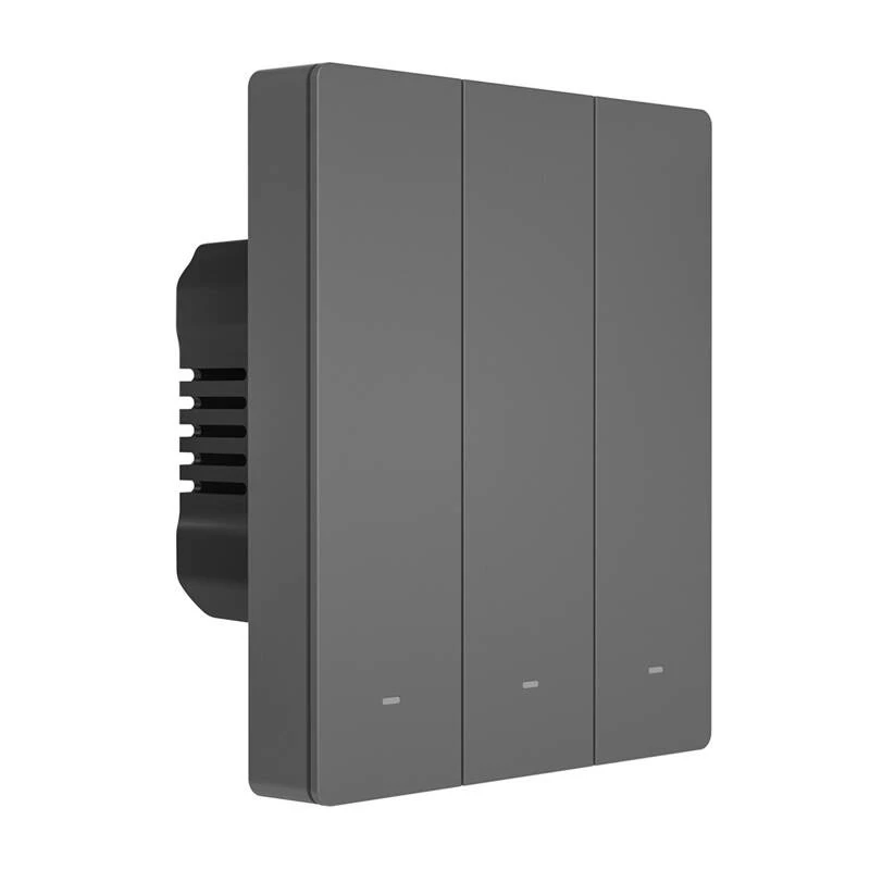 Išmanusis sieninis jungiklis Sonoff M5-3C-80 Wi‑Fi — 3 vietų, montuojamas ant sienos išmanusis jungiklis, modelis M5-3C-80