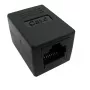 RJ-45 modulinė mova VALUE Cat.6 neekranuota juoda