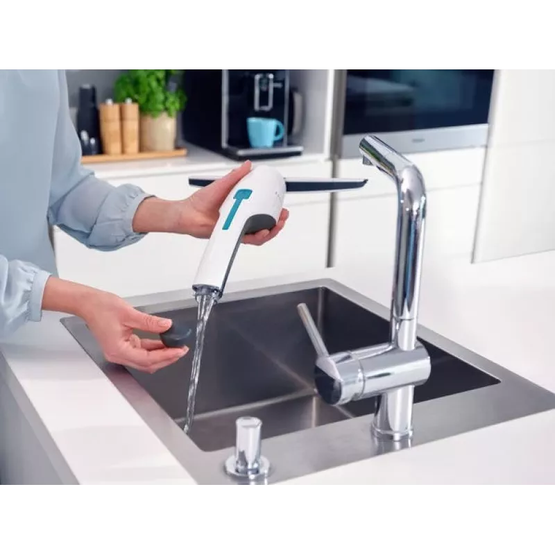 Leifheit 51030 elektrinis langų valytuvas, baltas