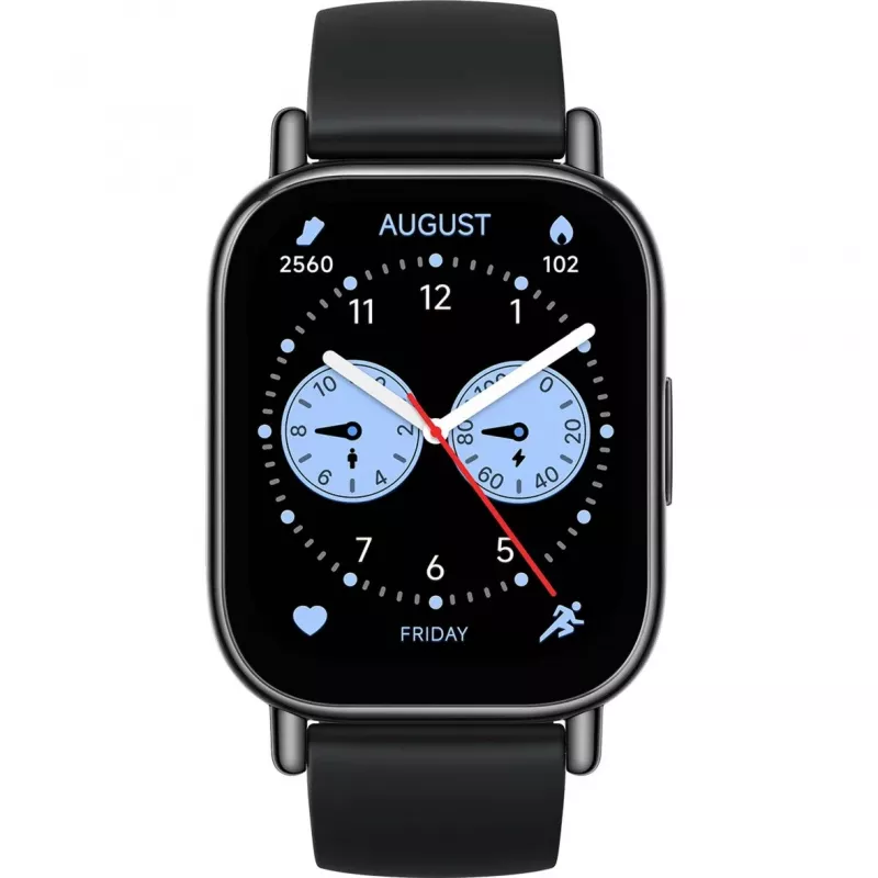 Išmanusis laikrodis Xiaomi Redmi Watch 5 Lite — 1,96 col. AMOLED, GPS, 470 mAh, 48 mm, TPU dirželis, juodas