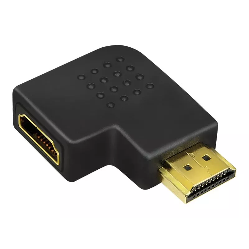 HDMI lyties keitiklio adapteris LOGILINK AH0008 — HDMI į HDMI, juodas, paauksuoti kontaktai