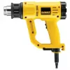 Karšto oro pistoletas DeWalt D26411 — 1800 W, pistoleto rankena, maks. 600 °C, 450 l/min oro srautas, geltonas