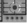 Gorenje G642ABX kaitlentė Nerūdijantis plienas Integruota 60 cm Dujos 4 zonos(-ų)