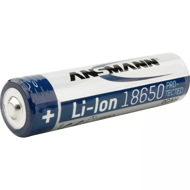 ANSMANN - Baterija 18650 - Li-Ion - 2600 mAh - 9,36 Wh - Sidabrinė (1307-0000)