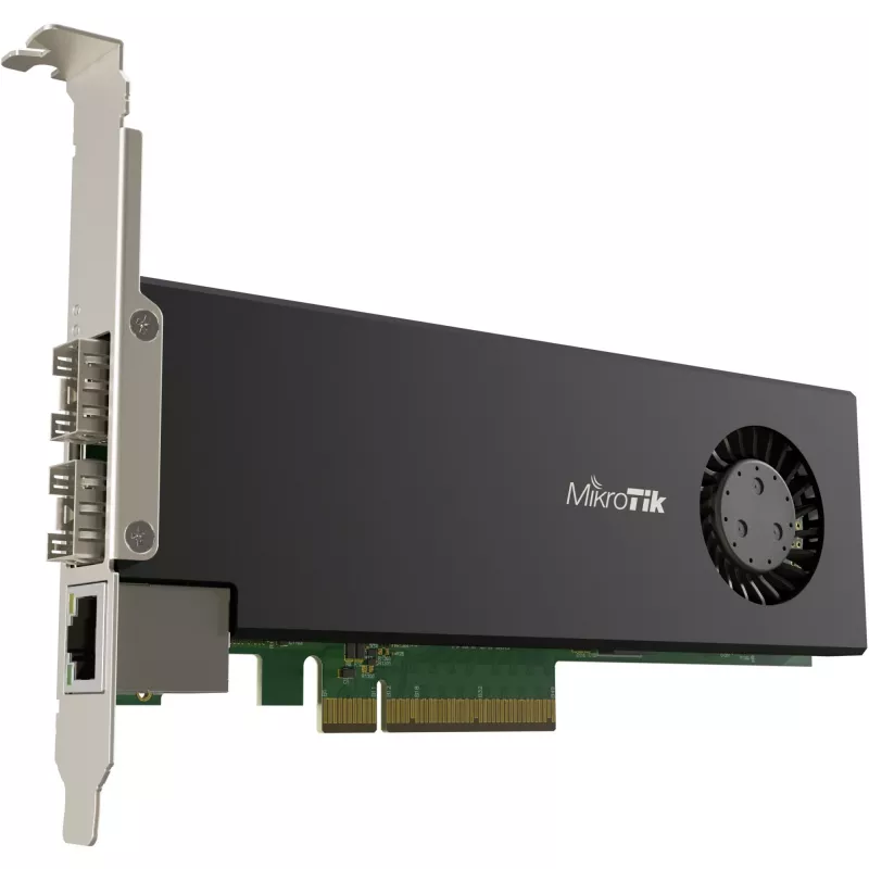Tinklo maršrutizatoriaus priedų kortelė PCIE/CCR2004-1G-2XS-PCIE Mikrotik