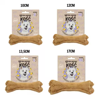 PAKA ZWIERZAKA Kaulas su triušiena ir mango M 12 cm - šunų skanėstas - 55g