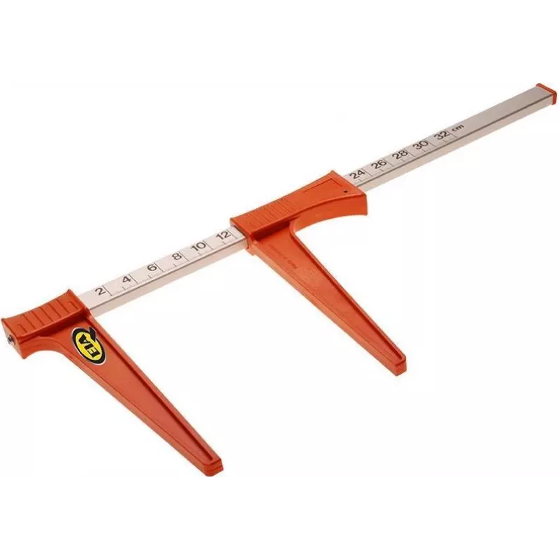Matavimo spaustuvas BAHCO 2800 — kalibruotas DAkkS akredituotoje laboratorijoje, 32 cm