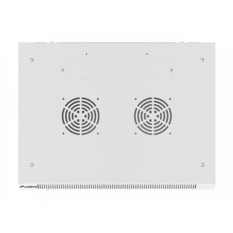 Lanberg ant sienos montuojama instaliacinė spinta 19'' 18U 600x450mm pilka (stiklinės durys)