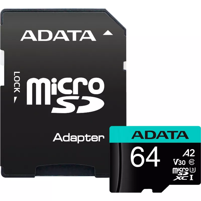 Flash atmintinė ADATA 64GB MicroSDXC UHS-I Premier Pro