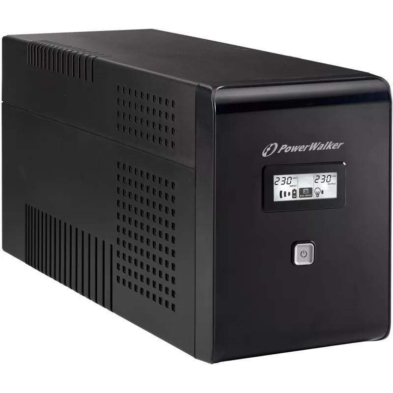 PowerWalker VI 2000 LCD 2 kVA 1200 W 2 kintamosios srovės lizdai (-ų)