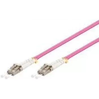 InfiniBand / šviesolaidinis kabelis „Goobay 95934“ 1 m LC rožinis