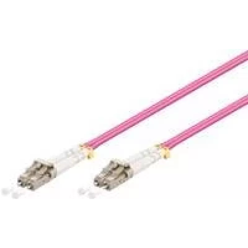 InfiniBand / šviesolaidinis kabelis „Goobay 95934“ 1 m LC rožinis