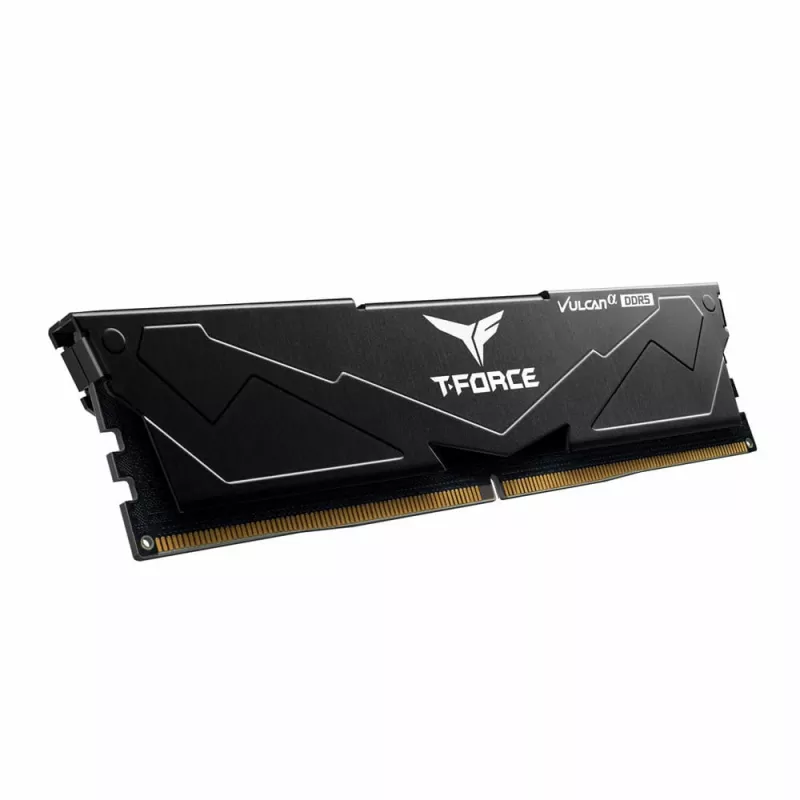 Team Group VULCAN FLABD516G6000HC3001, 16 GB, 1 x 16 GB, DDR5, 6000 MHz, 288-pin DIMM, juoda