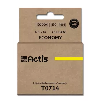 Actis KE-714 rašalas (pakaitalas Epson T0714, T0894, T1004; Standartinė; 13.5 ml; geltona)