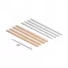 DeLOCK 67057 19 colių D tipo sujungimų skydelis su įtempimo sumažinimu, 32 prievadų, juodas