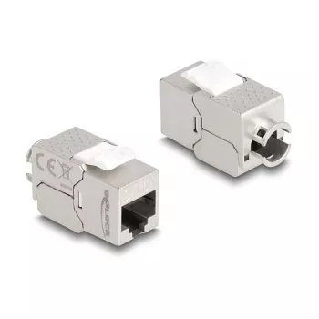 DeLOCK Keystone modulis RJ45 lizdas į LSA Cat.6A plonas be įrankių