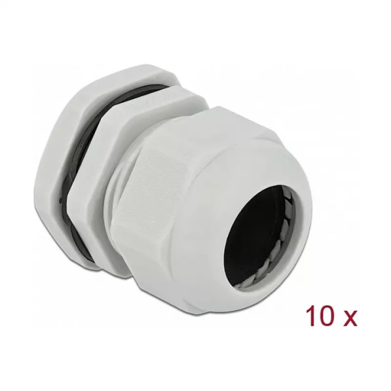 Kabelio sandariklis DeLOCK 60227 pilkas plastikinis 10 vnt.