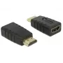 Adapteris HDMI (kištukas) > HDMI (lizdas), EDID emuliatorius (juodas)