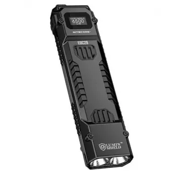 Rankinis žibintuvėlis Nitecore EDC29, nerūdijančio plieno korpusas, 2 šviesos diodai, 15–6500 lm, IP54, įkraunamas per USB