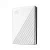 Western Digital WD My Passport 5TB Baltas USB3.0 / 2.5, 19.15 mm / 256 bitų šifravimas / WD Backup / Baltas (WDBPKJ0050BWT-WESN)