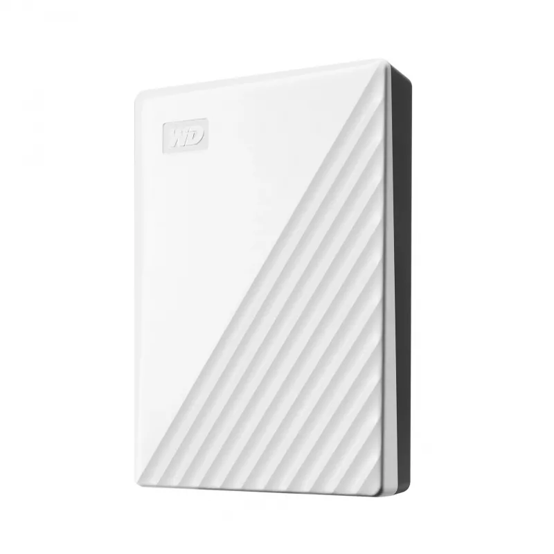 Western Digital WD My Passport 5TB Baltas USB3.0 / 2.5, 19.15 mm / 256 bitų šifravimas / WD Backup / Baltas (WDBPKJ0050BWT-WESN)