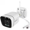 Foscam V8P Wi-Fi stebėjimo kamera balta 8MP (3840x2160), dviejų juostų Wi-Fi, integruotas prožektorius ir signalinė sirena (V8P-W)