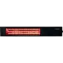 Infraraudonųjų spindulių šildytuvas SUNRED RDS-15W-B Fortuna Wall 1500 W, juodas, IP55, montuojamas ant sienos