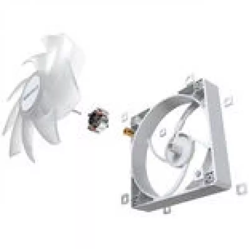 Aušinimo ventiliatorius Montech GF120 PWM ARGB 120 mm baltas, PWM valdymas, ARGB apšvietimas