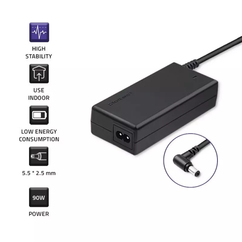 Qoltec 50076.90W maitinimo adapteris Vidinis Juodas