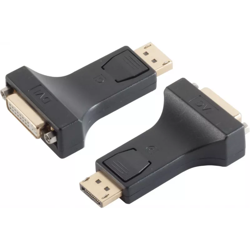 DisplayPort/DVI laidas ShiverPeaks juodas