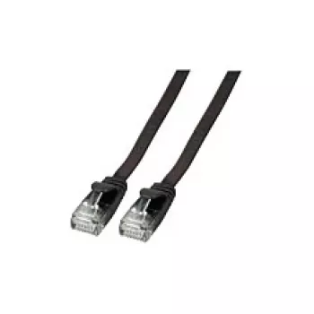 Efb K8107SW.0,5 Ethernet komutacinis kabelis juodas