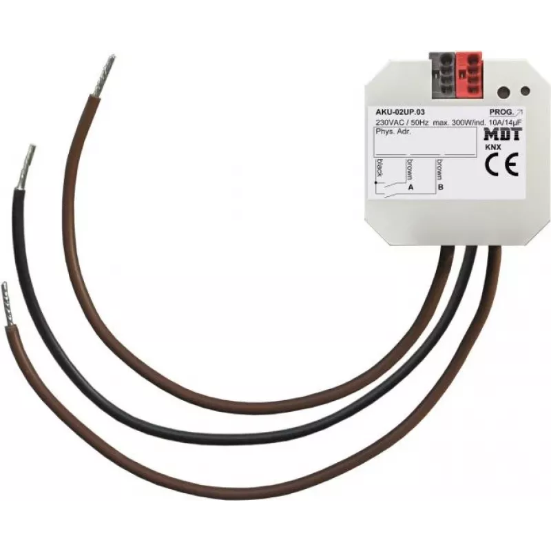 MDT technologies universal actuator 2-way UP 10A, 230 V kint. sr., 14 µF, 2EVG Battery-02UP.03 (Battery-02UP.03)